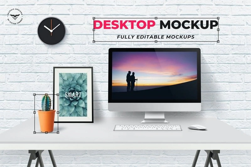 Desktop Mockups Template