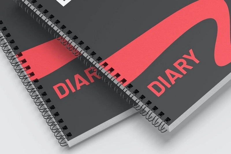 Diary Notebook - Mockup