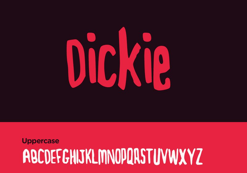 Dickie Handwriting Font