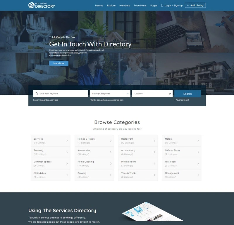 Directory Multi-purpose WordPress Theme