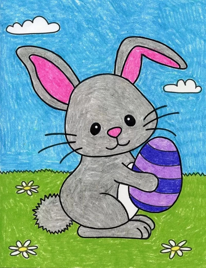 Draw the Easter Bunny