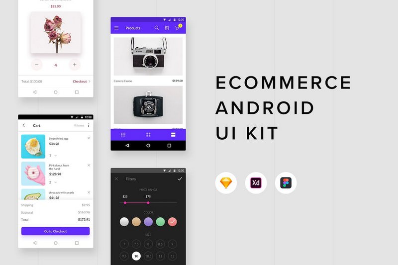 Ecommerce Android UI Kit