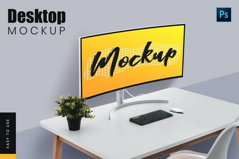 Editable Desktop Mockup
