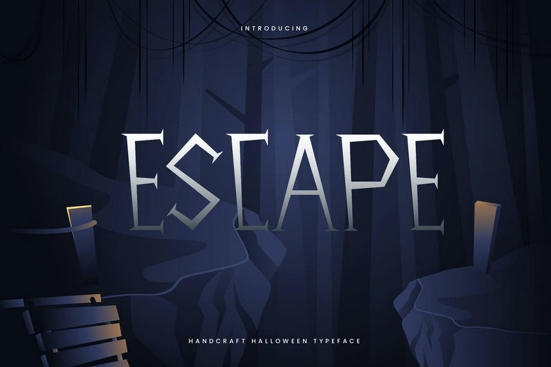 Escape - Hand Drawn Typeface