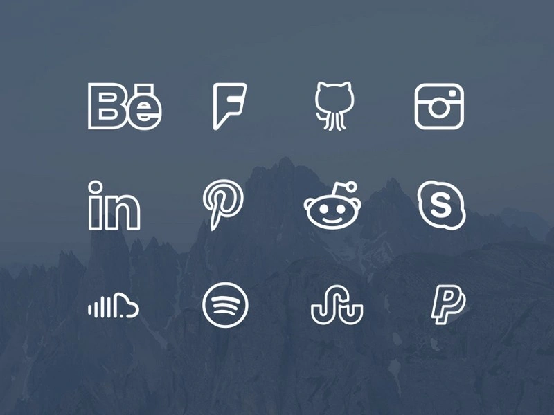 Extended Simple Line Icons
