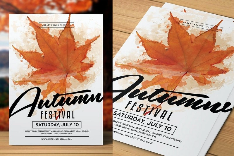 Fall Festival Flyer Invitation