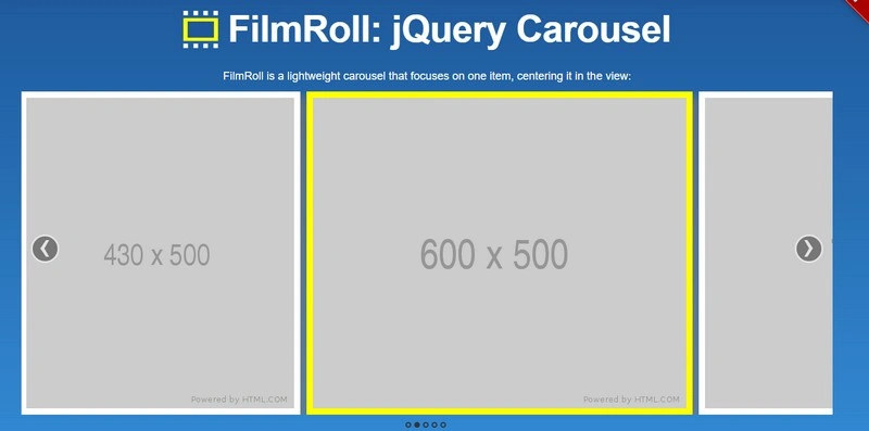 FilmRoll jQuery Carousel