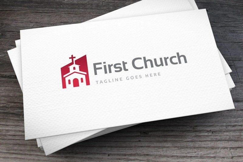 First Church Logo Template