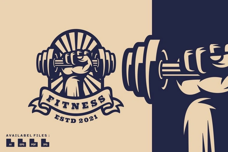 Fitness Logo Mascot