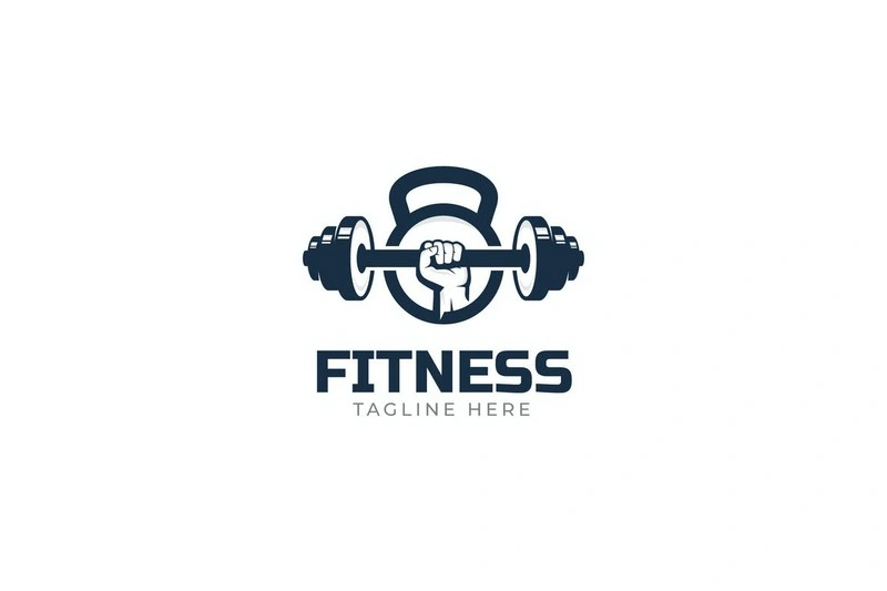 Fitness Logo Template PSD , Ai