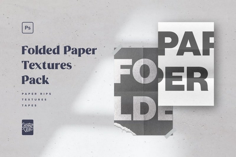 Folded Paper Textures Pack