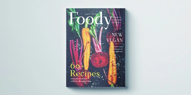 Food Magazine Cover Template