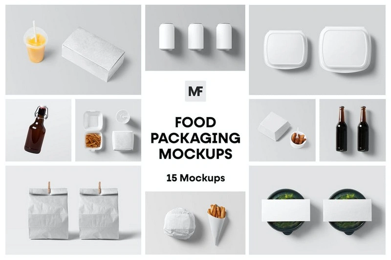 Food Packaging Mockups