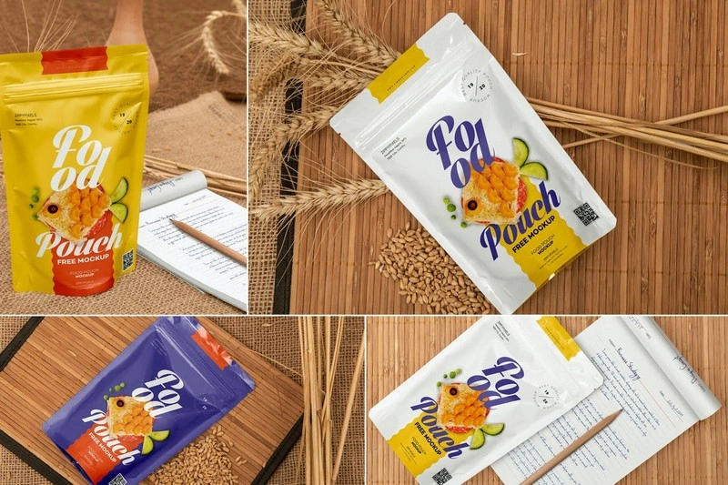 Food Pouch Mockups