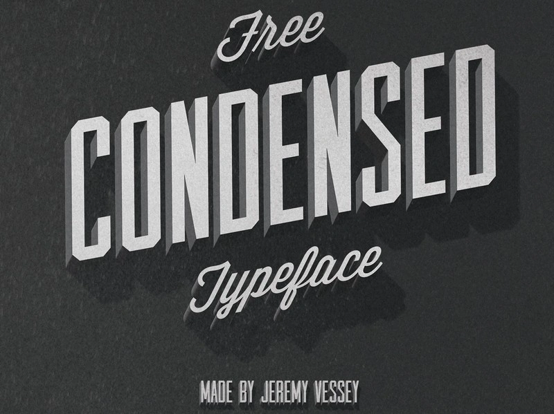 Free Condensed Fonts