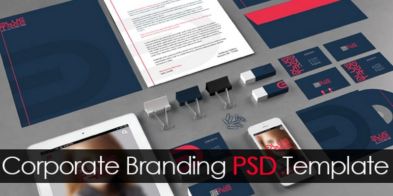 Free Corporate Branding PSD Template