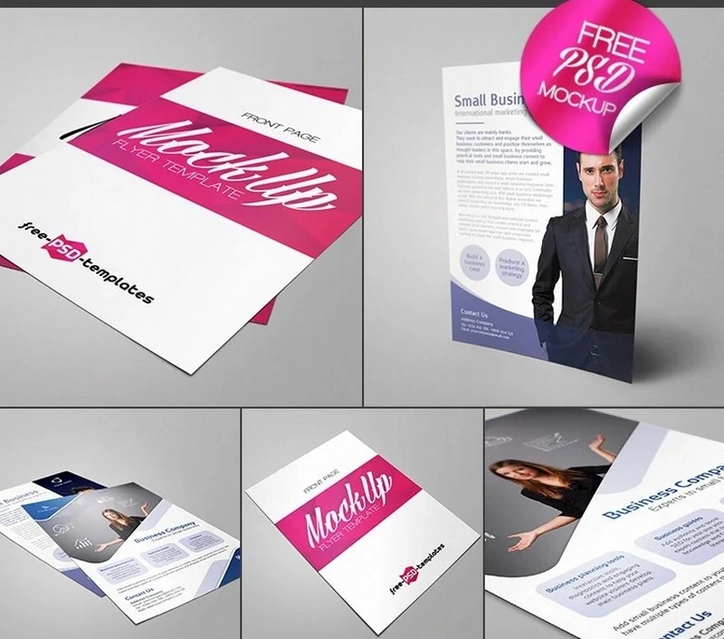 Free Flyer Mock-UP in PSD