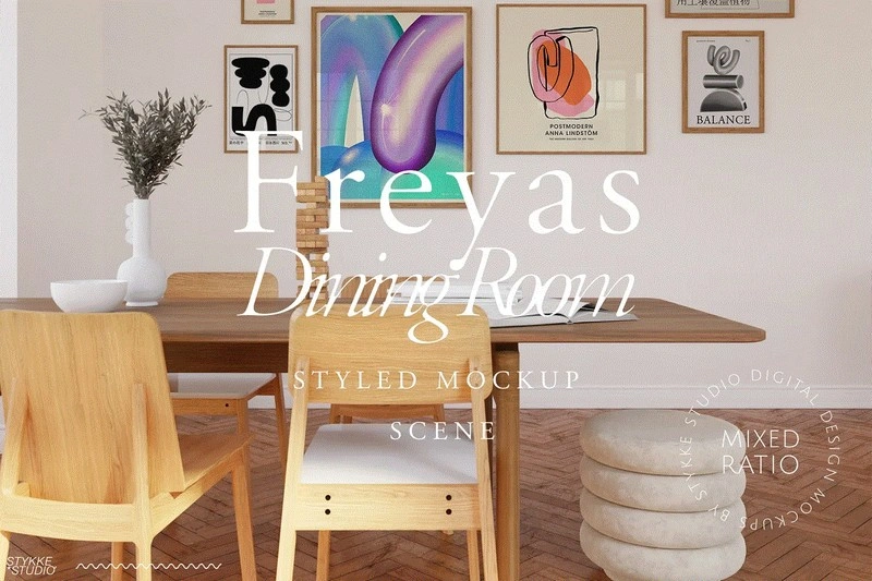 Freyas Room Frame Mockup Gallery