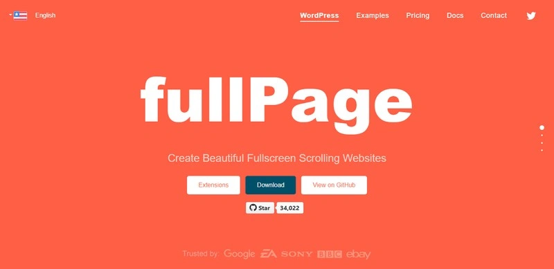 FullPage. js