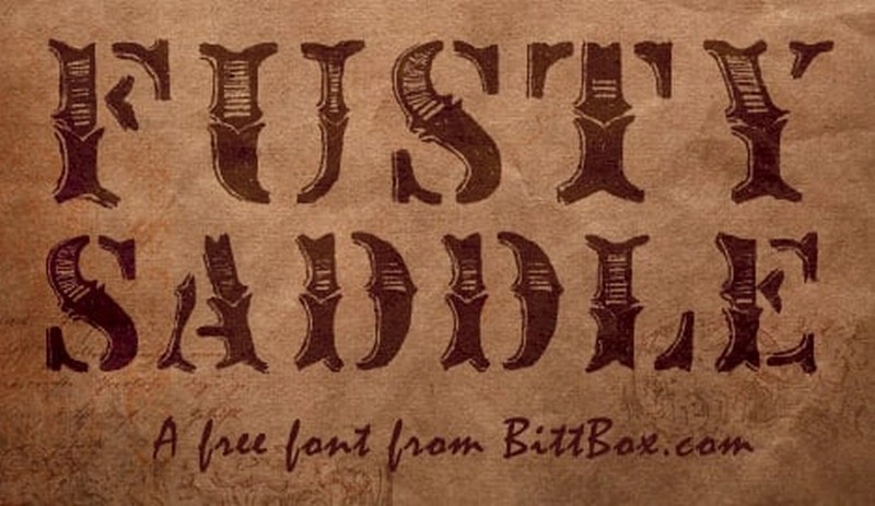 Fusty Saddle BB Free Font