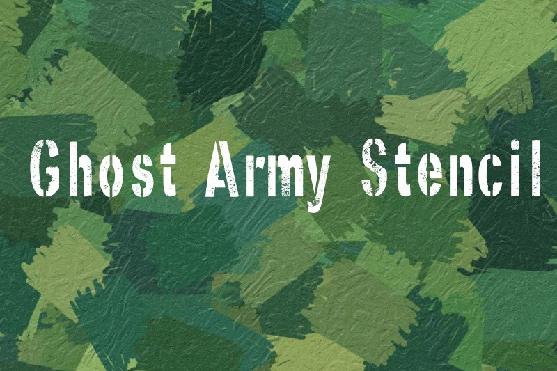 Ghost Army Stencil
