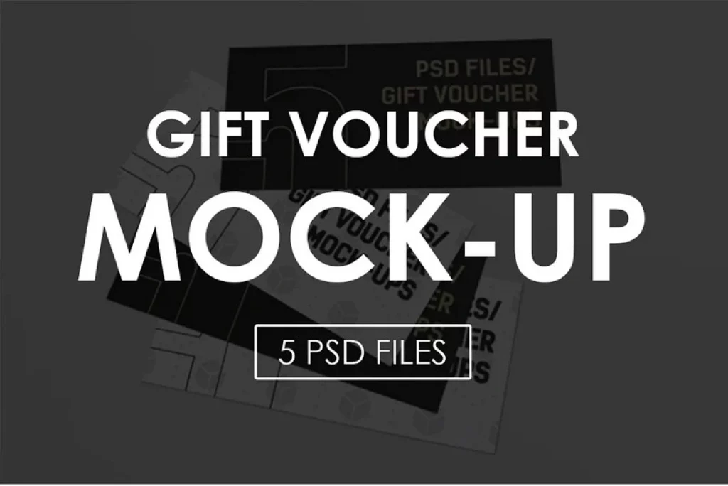 Gift Voucher Muck-Ups