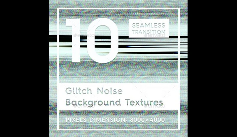 Glitch Noise Background Textures