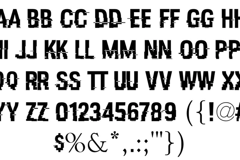 HACKED Font