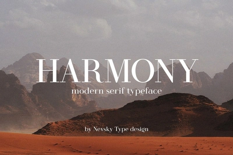 HARMONY Typeface