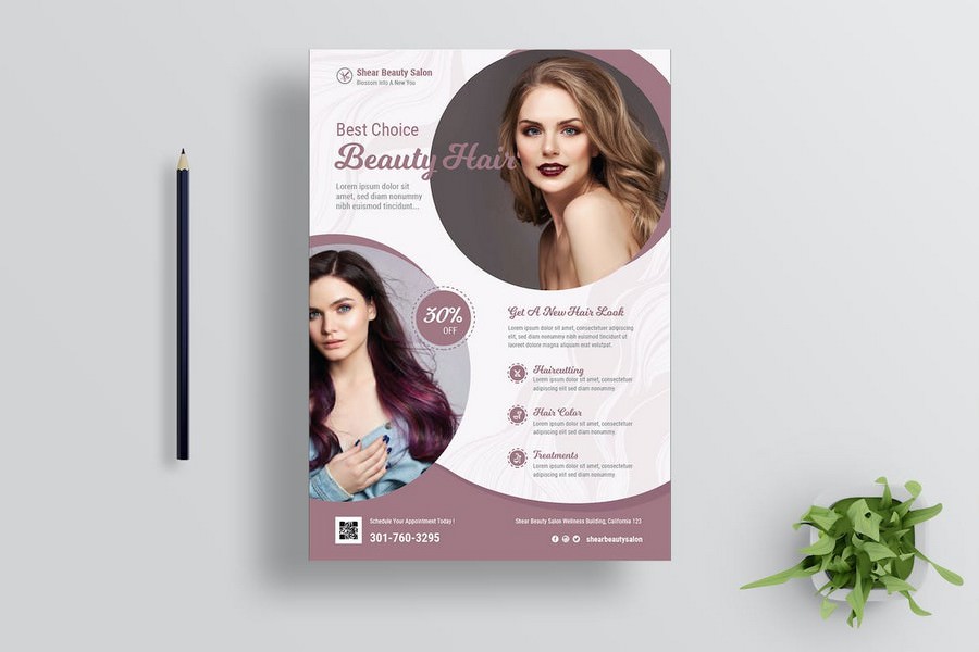 30 Best Beauty Salon Flyer Templates 2024 - Templatefor