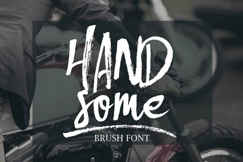Handsome Brush Font