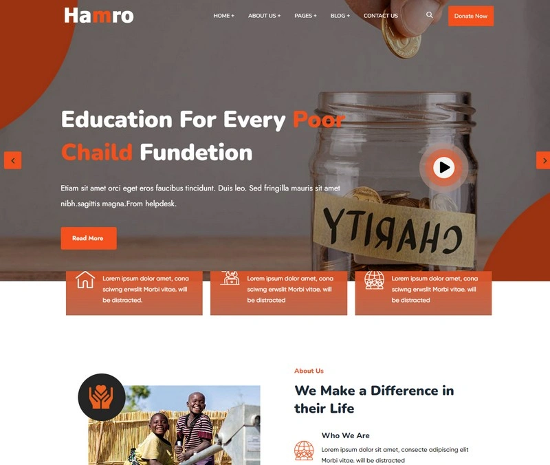 Harmo - Churches and Charity WordPress Theme