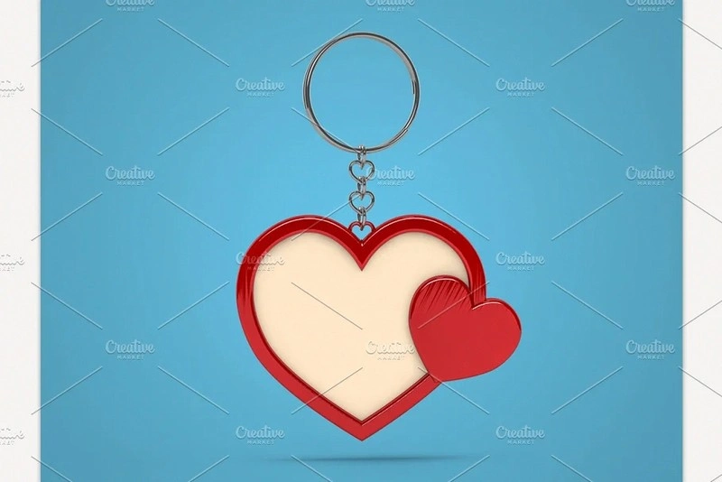 Heart shape keychain