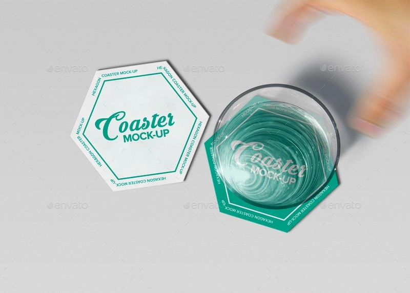 Hexagon Coaster Mock-Up