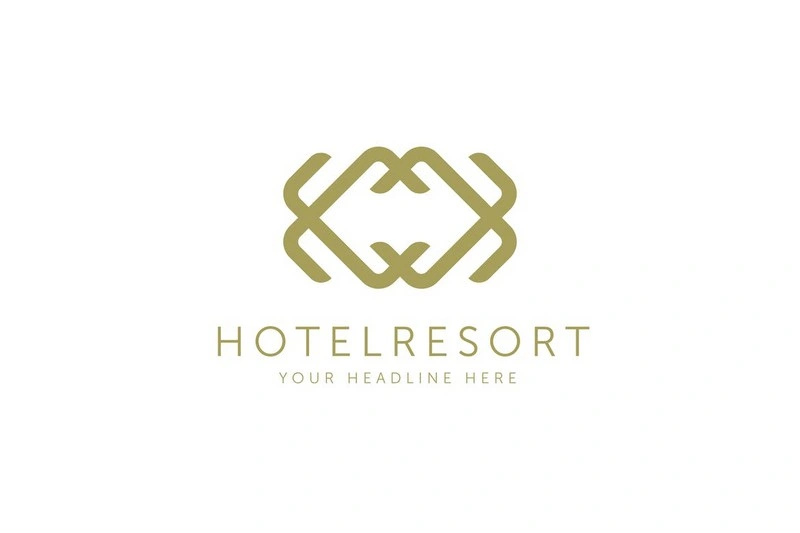 Hotel Resort H Letter Logo Template