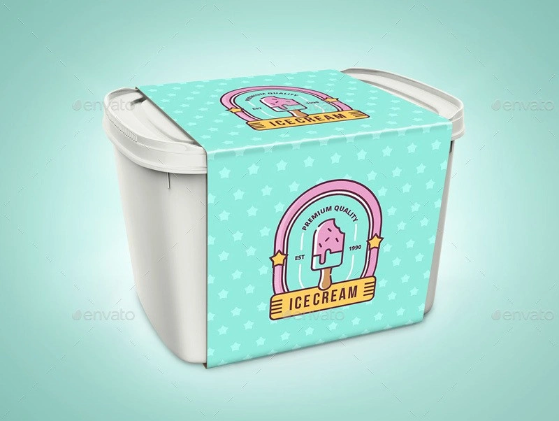 Ice Cream Container Mock-Up