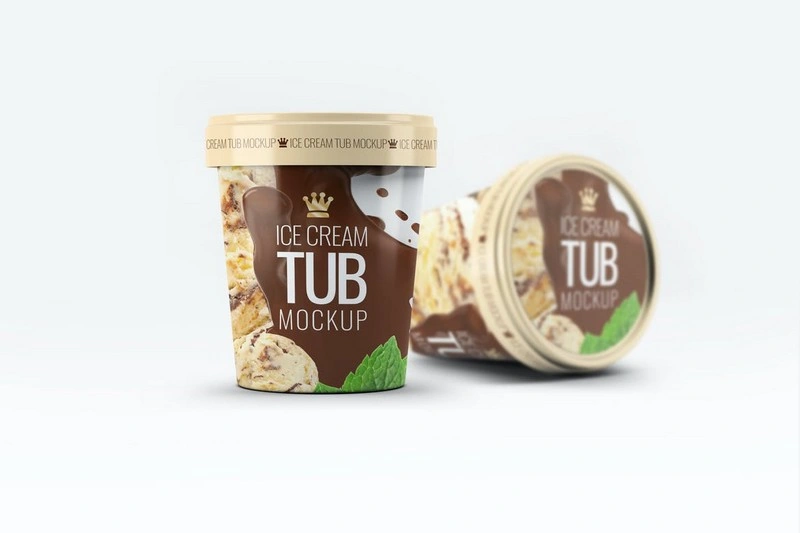 Ice Cream Tub Mock-Up