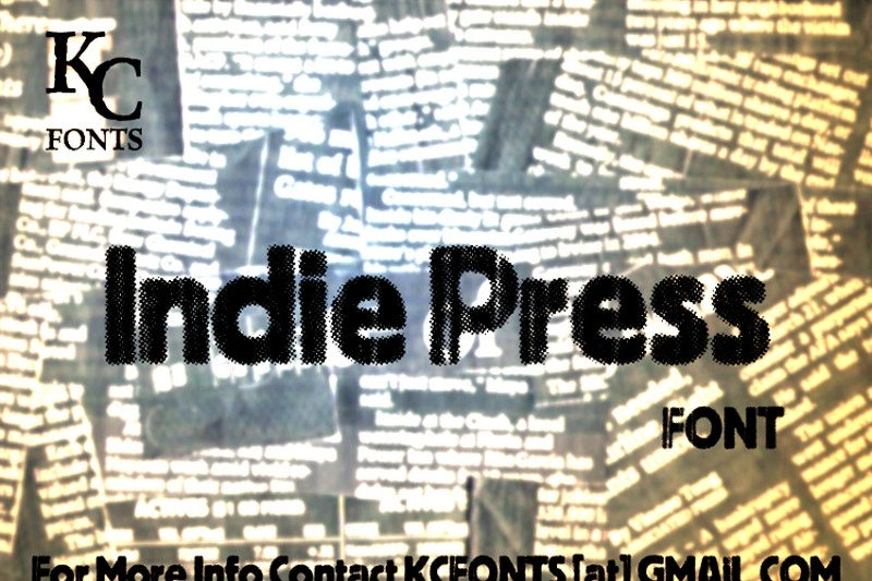 Indie Press font - by KC Fonts