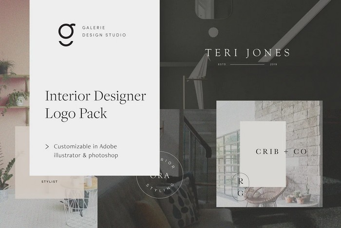 Interior Design Logo Pack