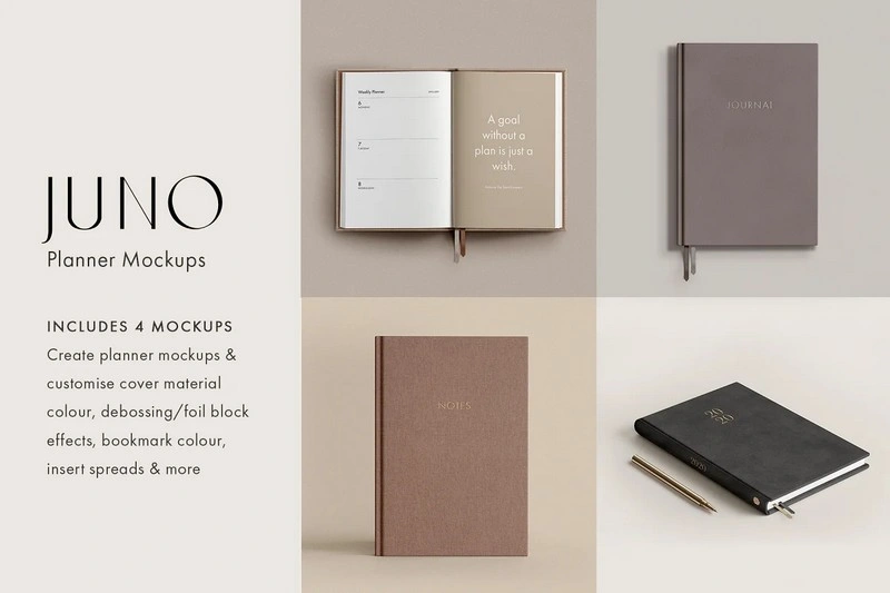 Juno - Planner Mockup Collection