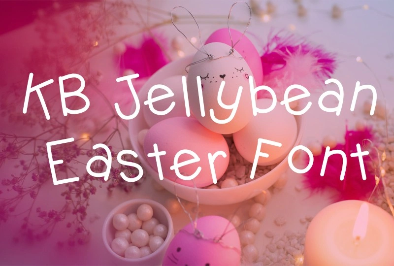 KB Jellybean Easter Font