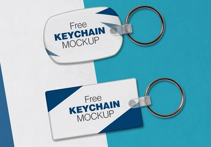 Keychain - Key Ring Mockup PSD