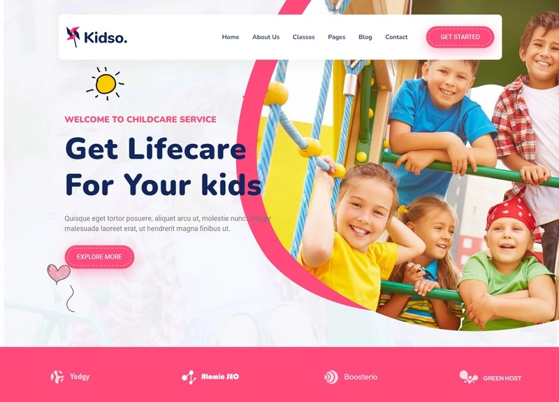 Kidso - Modern Kindergarten HTML Template