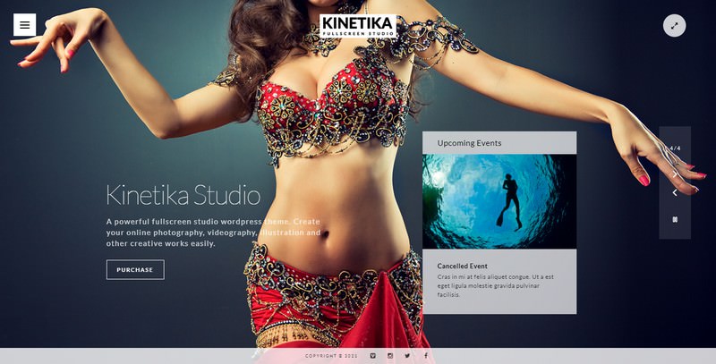 Kinetika Photography Theme for WordPress