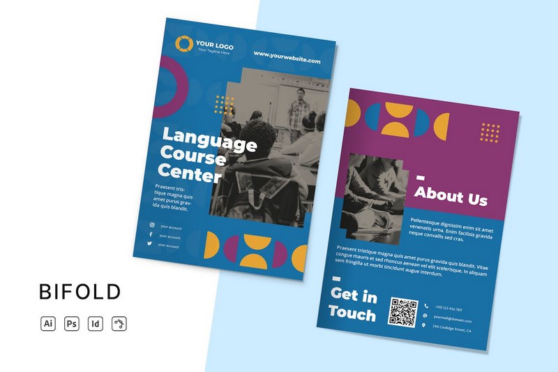 Language Course Brochure