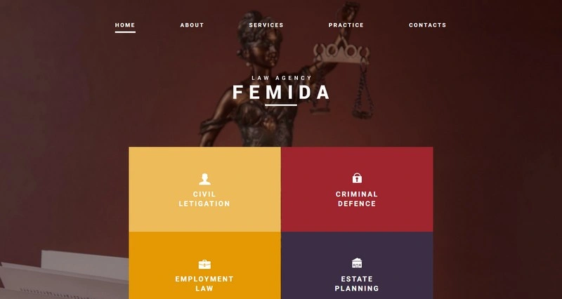 Law Adviser PHP Template
