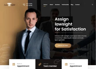 Lawyer PHP Website Templates