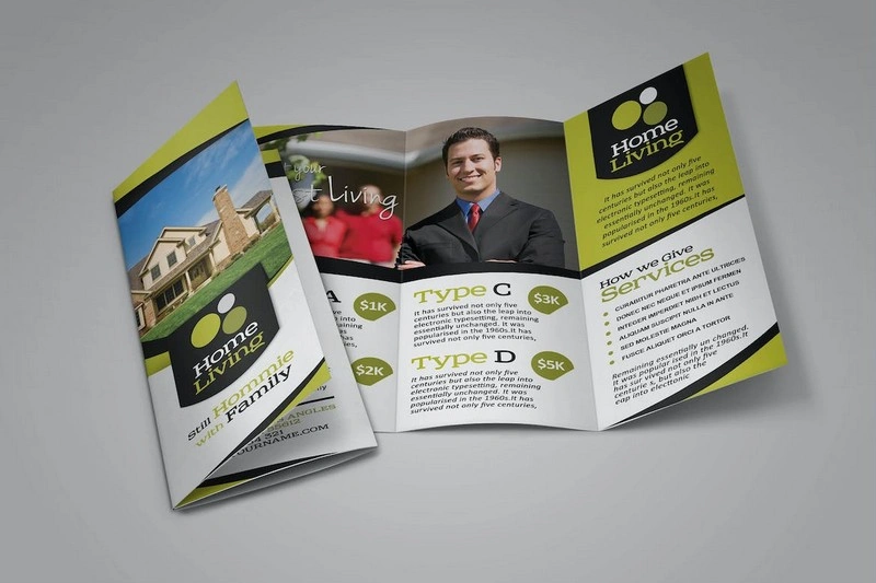 Living Real Estate Brochure Template