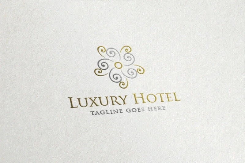 Luxury Hotel - Flower Abstract Logo