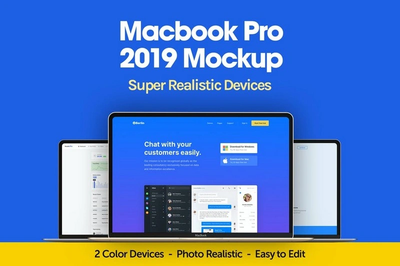 Macbook Pro 2019 Mockup